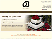 Tablet Screenshot of buttercreambakery.ca